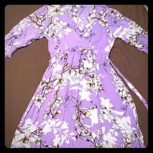 Pink Blush Floral Maternity Dress